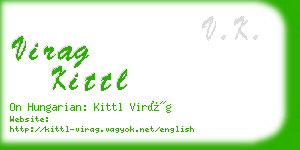 virag kittl business card